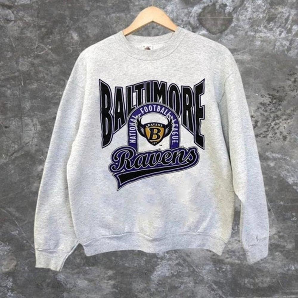 Baltimore Ravens Football Sweatshirt Style Fan Cozy Sweatshirt